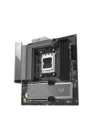 Sapphıre Nıtro+ B850m Wıfı Amd B850 Soket Am5 Ddr5 8000+mt/s Oc Wifi 6 Matx Anakart-52123-01-40g