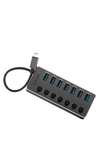 Dark 7 Port USB 3.0 USB Çoklayıcı Type-C HUB (DK-AC-USB371C)