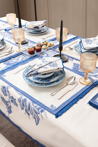 Elysian Blue, Premium Seri Mutfak Sunum Peçetesi, Duck Keten Kumaş 40x40cm 483707