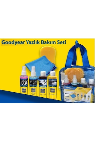 Gdy 701024 Goodyear Goodyear Oto Bakım Seti Cilalı Oto Şampuanı-lastik Parlatıcı-torpido Cilası