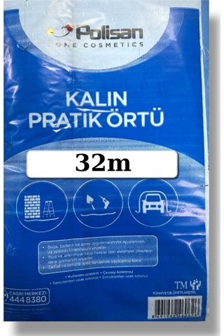 Polisan Koruyucu Pratik Hışır Kalın Örtü 32m2