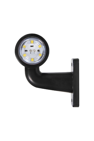 Ultra Mini Eğri Led İşaret Lambası Beyaz Kırmızı 12-24v 12 Led 80mm 1 Adet
