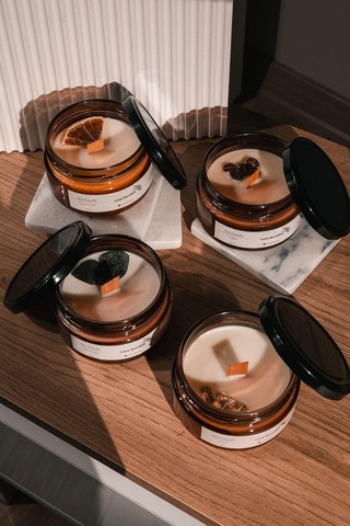 Love Bundles Soya Mumu Seti 4 Farklı Koku Soya Mumu Seti Çok Renkli