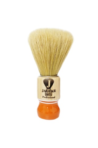 Jaguar 1071 Ahşap Sap Doğal Kıl Tıraş Fırçası, Tıraş Sabunu Seti