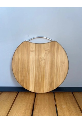 Bambu Kesim Sunum Tahtası 28 28 1,5 Cm Royaleks-70467 Açık Ceviz