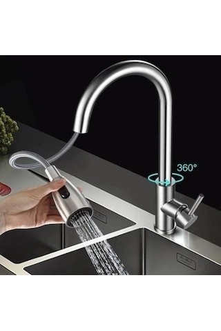 Fleko Flora Spiralli Eviye Bataryası Krom