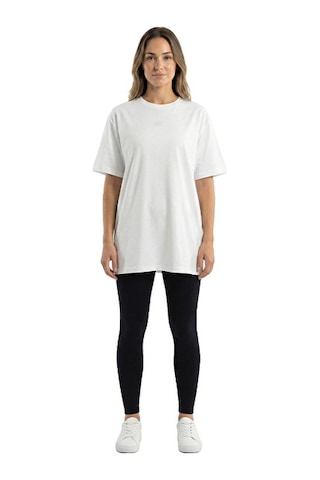 Musclecloth Training Kadın Oversize T-shirt Kırık Beyaz