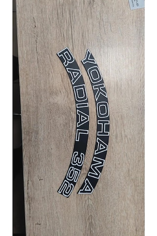 215 50 13 Yokohama Radial 352 CMS 40 Lastik Yazısı Etiketçilere Şahin 8 adet