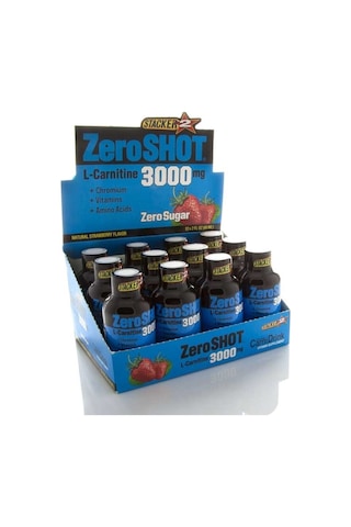 Zero Shot 60 Ml 3000Mg L-Carnitine 12 Adet - Ücretsiz Kargo