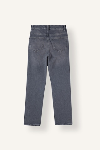Defacto Comfort Straıght Yüksek Bel Bilek Boy Jean Yıkamalı Pantolon D8154ax26aunm55 Gri-nm55