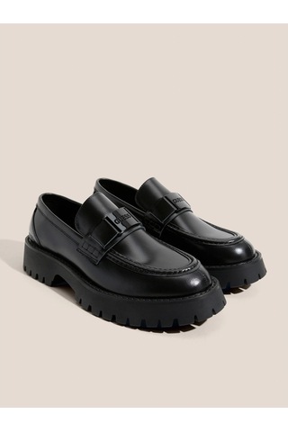 Guess Gorizia Erkek Siyah Deri Makosen Fmtgorlea14-black Siyah