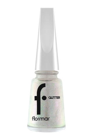 Flormar Glitter Yarı Transparan Parlak Bitişli Simli Oje GL26
