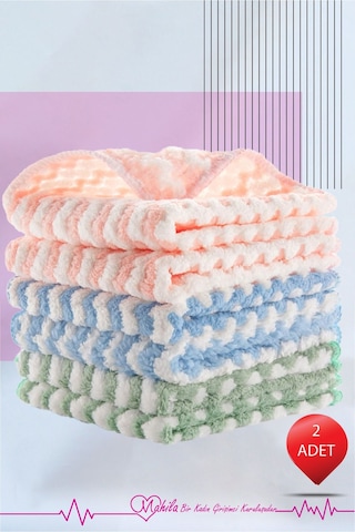 Fenomen 2 Adet 30x30 Yumuşak Doku, Puf Bez, Süper Emici Sihirli Mutfak, Bulaşık Tezgah Bezi Çok Renkli