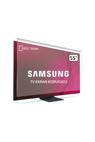 Samsung Uyumlu Qled 55q80c Tv Ekran Koruyucu - 55" İnç 139 Cm Qe55q80catxtk