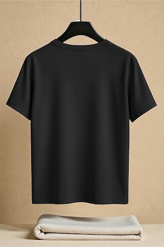 Uyguntarz Unisex Thinks Outside The Box Baskılı Tasarım Tshirt Siyah