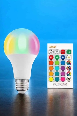 Mey İthalat Led Ampul Enerji Dostu Rgb Işıklı 100w Led Işık Çok Renkli 64084889