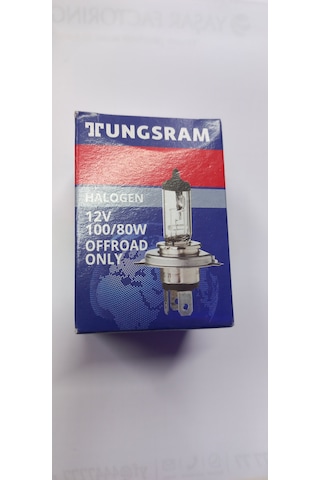 Tungsram Halojen Ampul 12v H4 80/100w Rally Tırnaklı 1 Adet