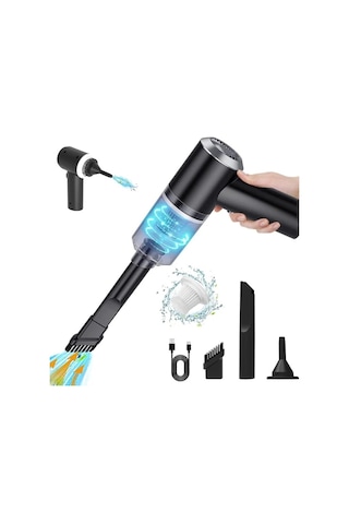 Willowhaven Kablosuz Islak Kuru Mini El Süpürgesi Yüksek Güçlü Motor Ev Araba Toz Tüy Temizliği