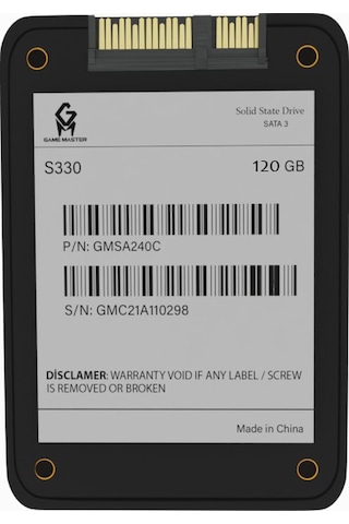 Game Master GMSA120C 2.5" 120 GB 550/500 MB/S SATA 3 SSD
