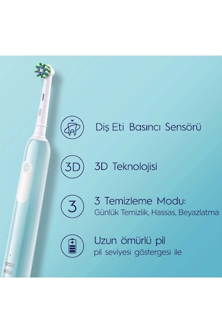 Oral-B Pro Series 1 Şarjlı Mavi Diş Fırçası + Seyahat Kabı