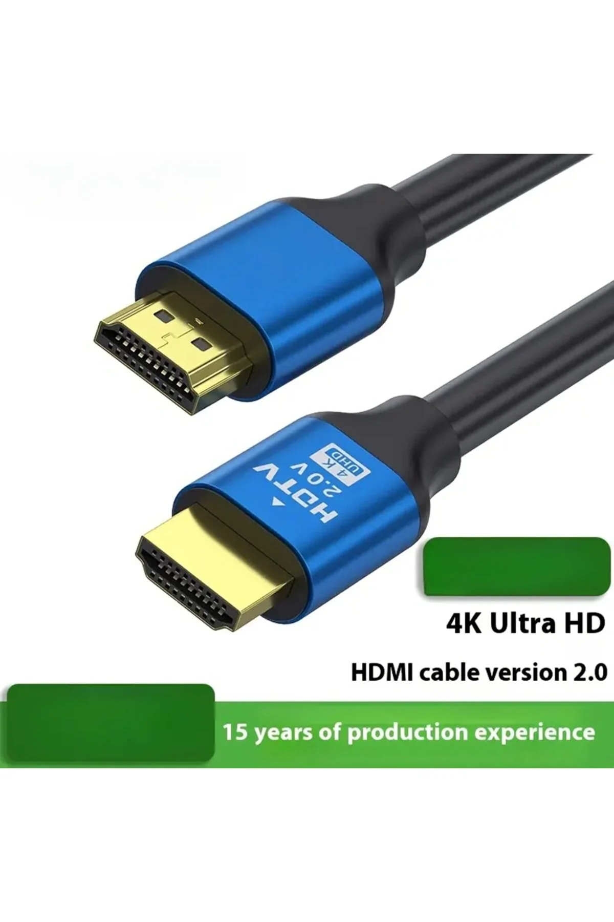 1.5 Metre 4k 30 120hz Uhd, 2160p 4k Uhd 18gbps Hdmı 2.0 Dijital Kablo Ps/tv/pc İçin Görüntü Kablosu 001