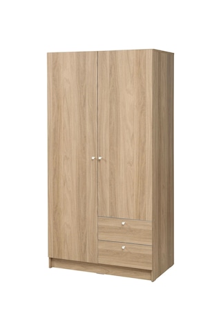 Ikea Meşe Geniş Kapaklı Gardırop 98x57x190 Cm