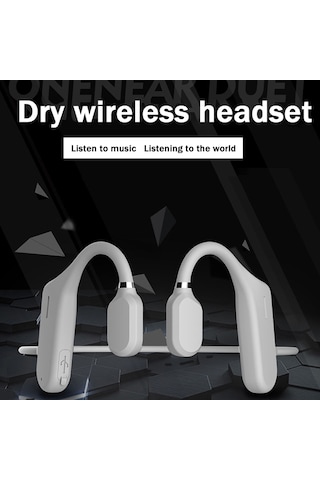 Teltree Spor Kulaklığı: Bluetooth 5.0 Kablosuz, Su Geçirmez, Açık Kulak Tasarımı, Uzun Pil Ömrü, Mikrofonlu