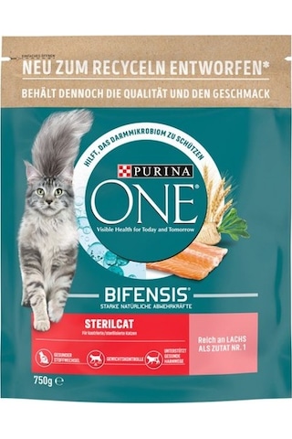 Purina One Kısırlaştırılmış Somon ve Buğdaylı Yetişkin Kedi Maması 800 G