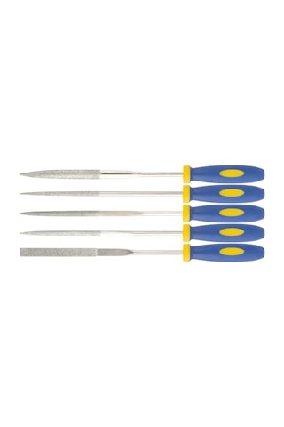 Fıt Fınch Industrıal Tools Fıt 5 Parça Elmas Törpü Seti 3x140/50 Mm Yumuşak Sap 162331138