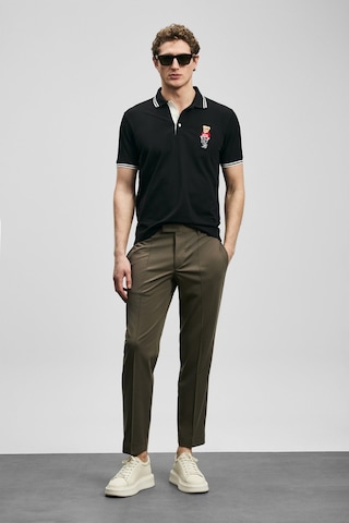 Lufian Brady Smart Erkek Polo T-shirt 111040245 Siyah