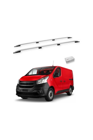 Turtle Renault Trafic X82 2014-2025 / Uzun Şasi Tavan Çıtası Crown Gri
