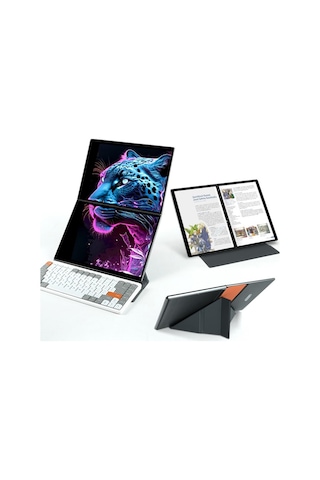 Yasomi Dual-Tech DS135S Çift Ekran Alder Lake N100 16 GB 2 TB SSD 13.5" W10 Dizüstü Bilgisayar