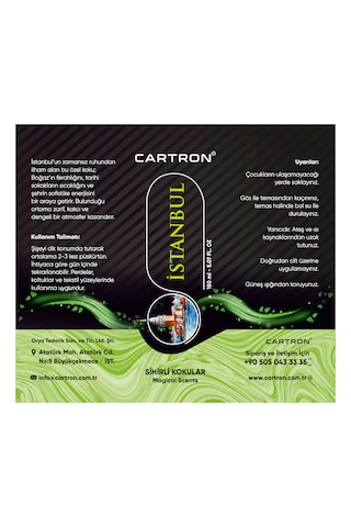 Cartron Oto Kokusu Sprey İstanbul 150ml