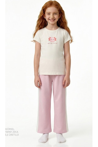 Penti Pembe Kız Çocuk Good Night Pijama Takımı
