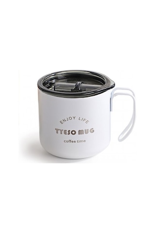 Tyeso Fiery Mug Vakumlu Paslanmaz Çelik Termal Kapaklı 350 ML