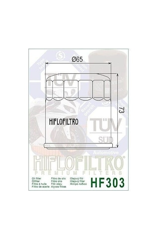 Hiflo Hf303 2017-2023 Kawasaki Z 900 Uyumlu Yağ Filtresi