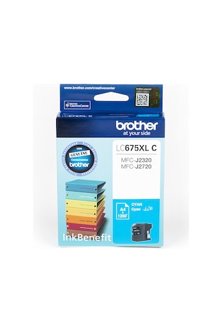 Brother Lc675Xlc Mavi Mürekkep Kartuş 1200 Sayfa