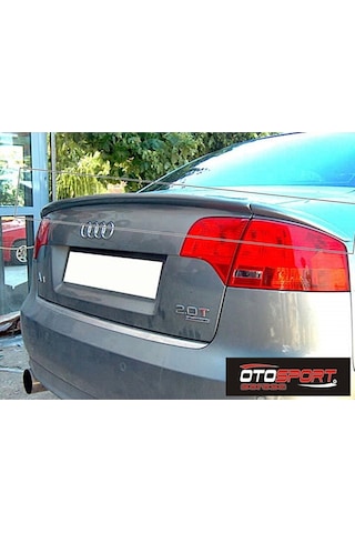 Audi A4 B7 3 Parça Spoyler Fiberglass Boyasız