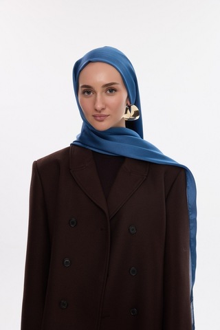 Mirsoy Scarf İdol Janjan Şal İndigo