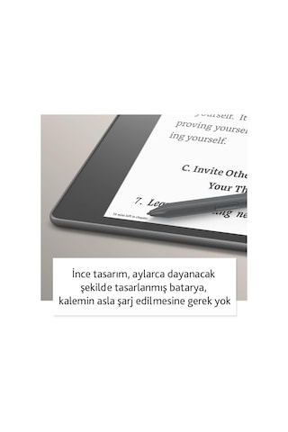 Amazon Kindle Scribe 10.2" E Kitap Okuyucu Standart Pen 16 GB