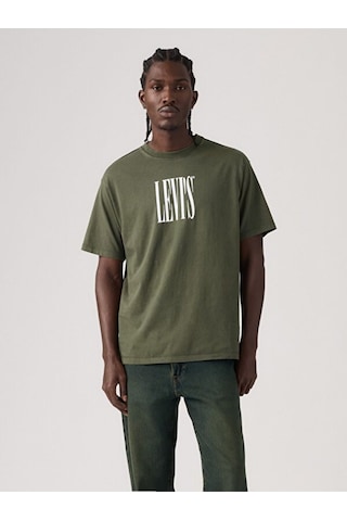 Levi's Erkek Graphic Vintage Fit Yeşil T-shirt - 8737303950