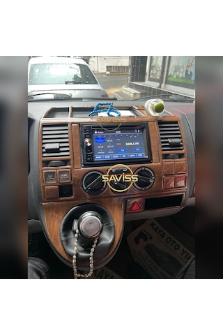Volkswagen Transporter T5 Özel kalıp Fındık Ağacı Full Set,Torpido Maun Kaplama (Fındık Ağacı)