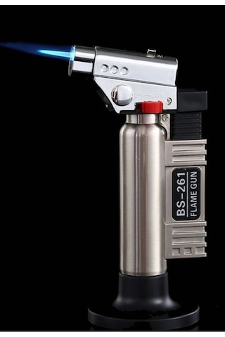 Metal Kasa Torch Pürmüz 1300 Derece Isı Tabancası Aşcı Pürmüzü Siyah
