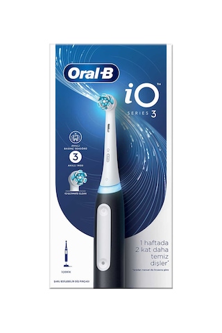 Oral-B İO Series 3 Şarjlı Diş Fırçası Siyah