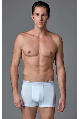 Eros Compact 11507 2 Li Erkek Boxer 008 Kutulu Siyah-Beyaz (445171441)