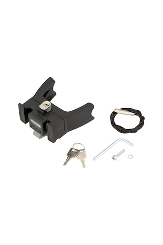 Ortlıeb E207 E-bike Gidon Çantası Montaj Seti Kilitli Siyah