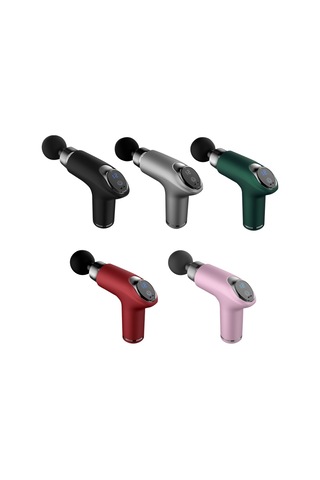 Sones Ps818 Değişken Hızlı Titreşimli Mini Kas Fasyası Rahatlatıcı Masaj Aleti, Özellikler: 12 Vites Kırmızı Çok Renkli