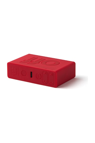 Lexon Flip Mini Şarj Edilebilir Alarm Saat Açık Kırmızı