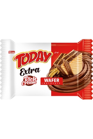Today Extra Bol Kremalı Çikolatalı Gofret 50Gr. 24 Adet (1 Kutu)