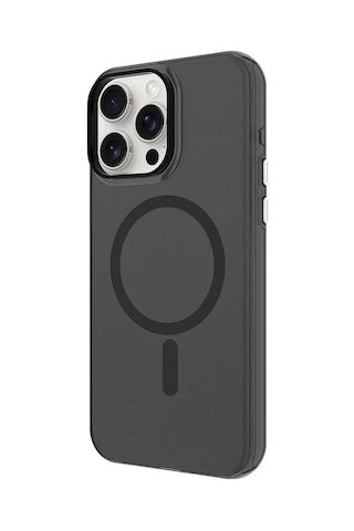 Apple Uyumlu iPhone 15 Pro Zore Magsafe Şarj Özellikli Buzlu Transparan C